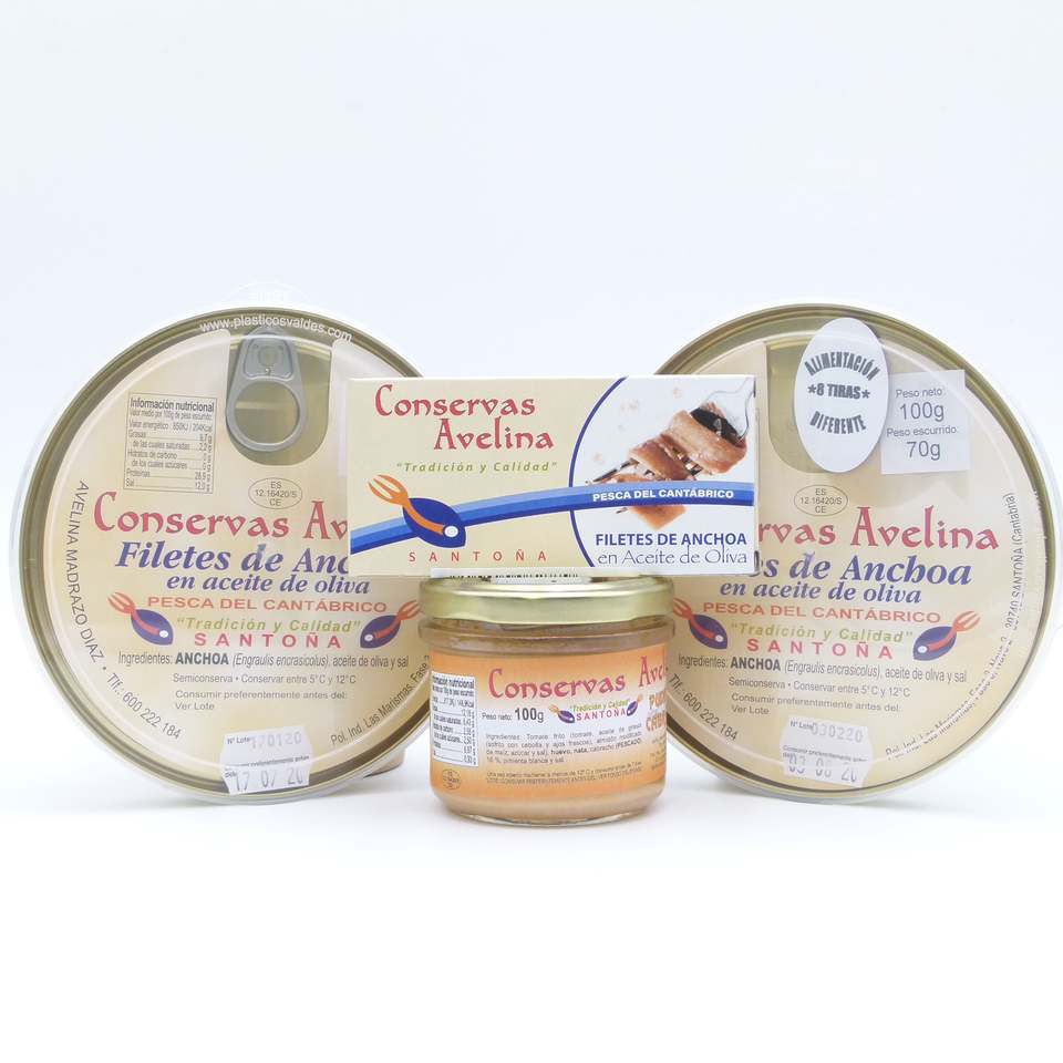 ✓ Conservas Avelina Santoña | Anchoas Avelina al mejor precio desde 2.99 €