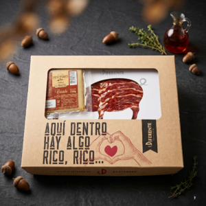 Pack ahorro | 15 sobres de paleta ibérica de cebo y regalo de cuña de queso