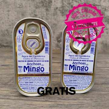 2 latas de anchoas Mingo gratis