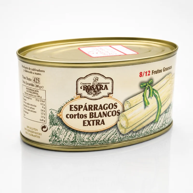 9099-esparrago-de-navarra-corto-blanco-extra-conservas-rosara Espárrago de Navarra corto blanco extra conservas Rosara - Imagen 1