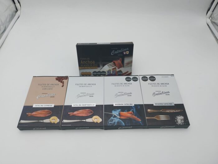 Surtido Hansa Anchoas Catalina – Pack Gourmet con 5 Sabores - Imagen 1