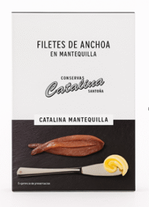 Hansa de anchoas de conservas Catalina Mantequilla