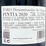Vino Tinto PINTIA Cosecha 2020 0,75l - Imagen 2