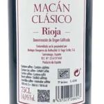 Vino tinto MACÁN CLÁSICO Cosecha 2021 0,75l - Imagen 2