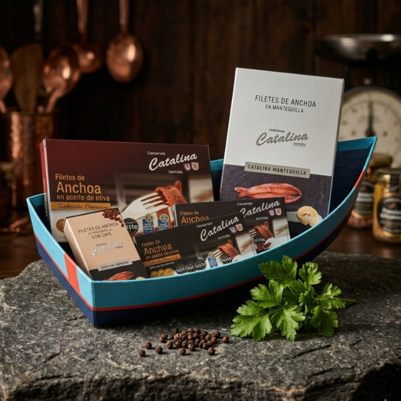 99767-3631-BARCO-5-SUSURRO-DE-LA-BAHÍA Barco Susurro de la bahía con ***REGALO*** Chocolate Monper sabor anchoa - Imagen 1