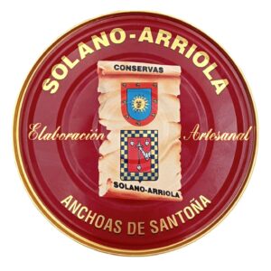 Anchoas Solano Arriola pandereta 28-30 filetes 180 grs