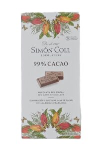 Chocolate 99% SIMON COLL 85gr
