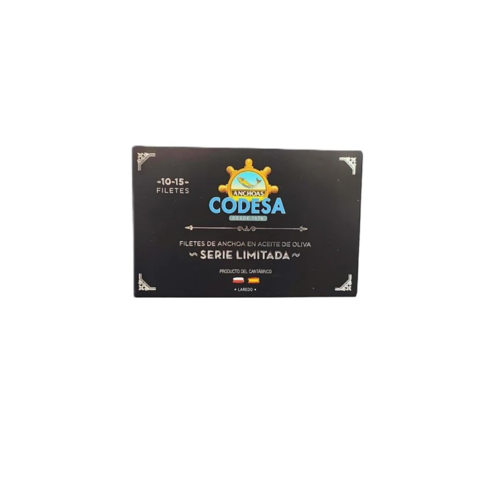 Codesa-Serie-Limitada-10-15-Filetes Anchoas Codesa Serie Limitada Lata de 10-15 filetes en aceite de oliva - Imagen 1