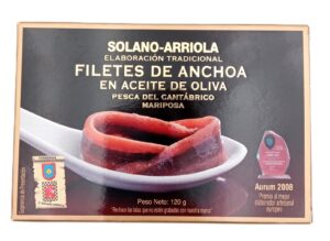 Anchoas Solano Arriola Hansa 10-12 filetes