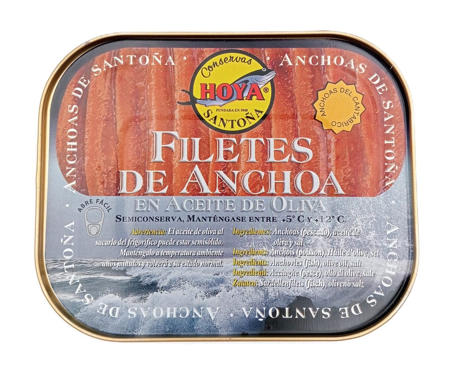 RR 335 HOYA Anchoas conservas Hoya 360 grs XXL - Imagen 1