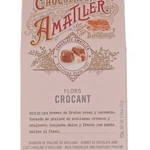 Chocolate Flors Crocant 72 gr AMATLLER