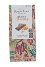 Chocolate 70% y Naranja SIMON COLL 85gr