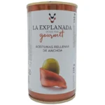Aceitunas Manzanilla Rellenas de Anchoa La Explanada 150 g - Imagen 5