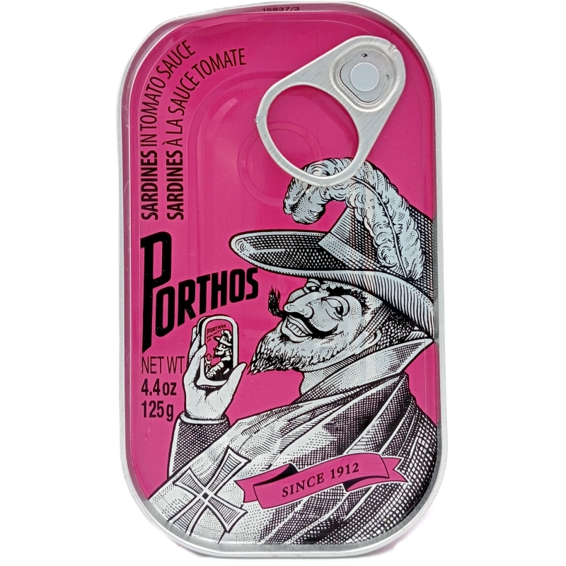 8562-sardinas-en-tomate-conservas-porthos SARDINAS EN SALSA DE TOMATE PORTHOS - Imagen 1