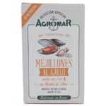MEJILLONES AL AJILLO EN ACEITE DE OLIVA CONSERVAS AGROMAR