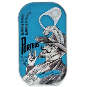 SARDINAS AL NATURAL PORTHOS 125 GR