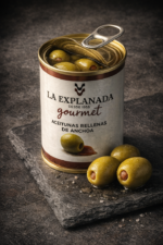 Aceitunas Manzanilla Rellenas de Anchoa La Explanada 150 g