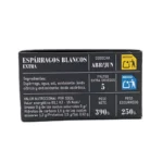 Espárragos blancos IGP Navarra Conservas Serrano 5 frutos - Imagen 2