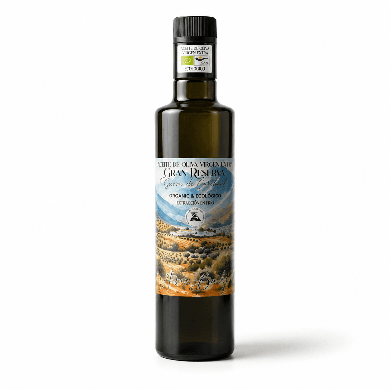 2562-AOVE-GRAN-RESERVA-SIERRA-DE-CARCHEL-CRISTAL-500ML A.O.V.E. GRAN RESERVA SIERRA DE CARCHEL CRISTAL-500ML ECO - Imagen 1