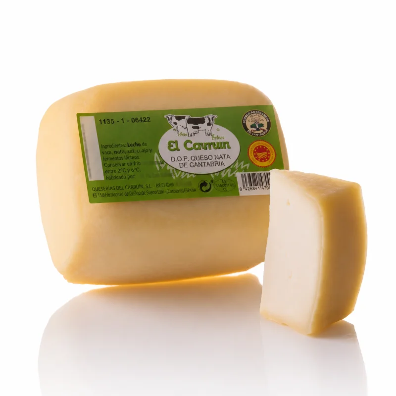 16862-queso-de-nata-de-cantabria-el-carmen-450gr Queso de nata de Cantabria El Carmen 450 grs - Imagen 1