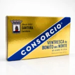 Lata de ventresca de bonito del norte Consorcio en aceite de oliva 110 grs