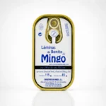 Lata de laminas de Bonito del norte conservas Mingo en aceite de Oliva
