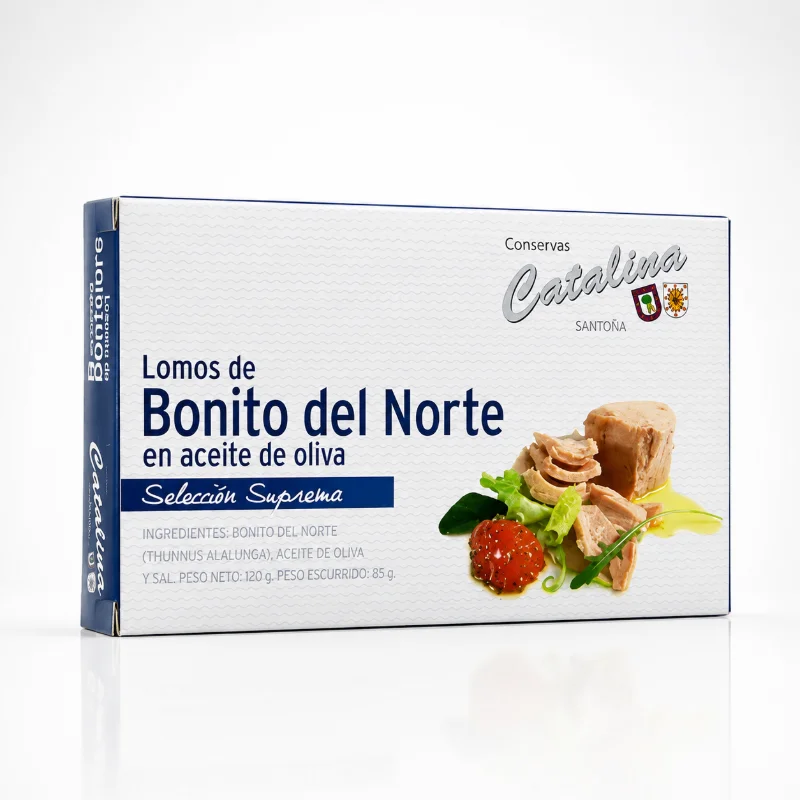Lomos de bonito del norte Catalina en aceite de oliva