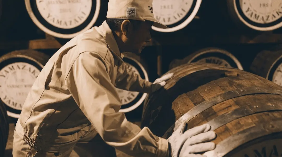Barrica de roble utilizada para el envejecimiento del whisky