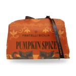 Vista lateral del panettone Pumpkin Spice Fratelli Sicilia de 500 g